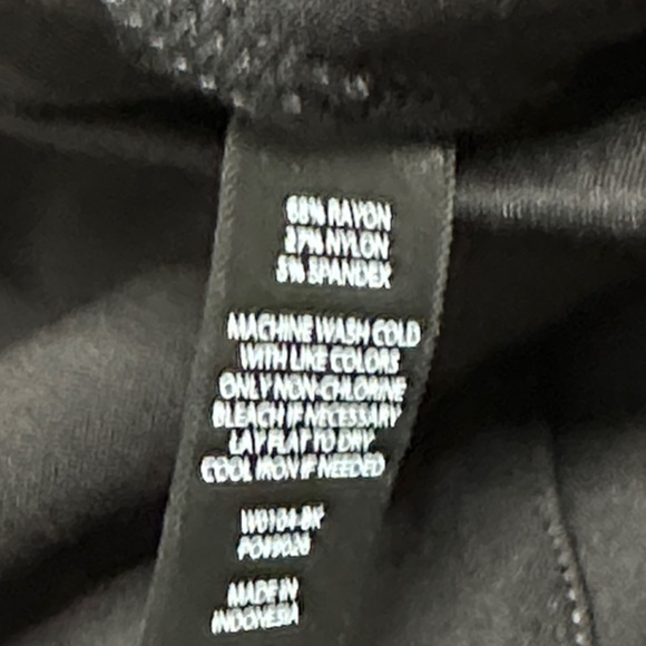 Betabrand black flare leg yoga dress Flare Pants size M long new office - Picture 10 of 13